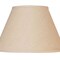 Edge Collections - 12" - Brown - Mid-Century Modern Slanted Linen Lampshade - 1 Piece